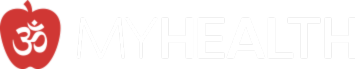 My Health White Logo